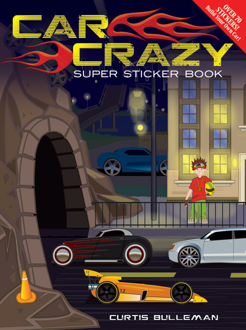 Car Crazy Super Sticker Book by Curtis David Bulleman, 9780486483771
