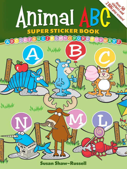Animal ABC Super Sticker Book by Susan Shaw-Russell, 9780486483962