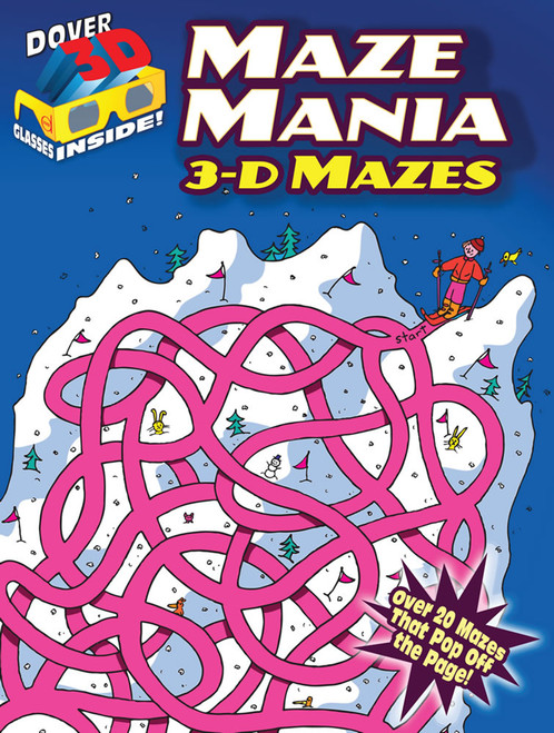 3-D Mazes--Maze Mania by Viki Woodworth, 9780486490168