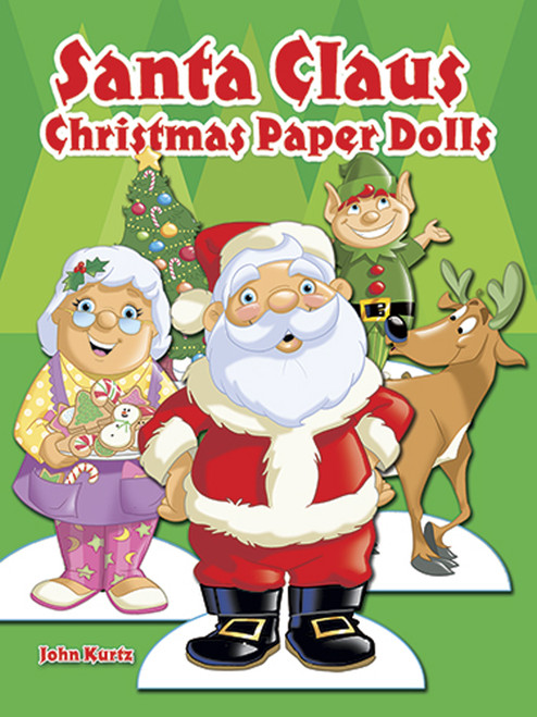 Santa Claus Christmas Paper Dolls by John Kurtz, 9780486494241