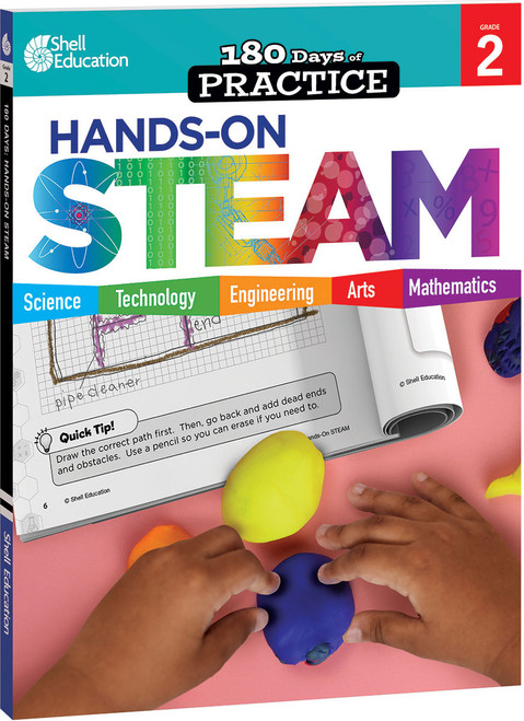 180 Days™: Hands-On STEAM for Grade 2 (Practice, Assess, Diagnose) by Melissa Laughlin, 9781425825294