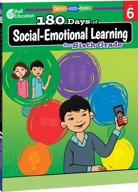 180 Days™: Social-Emotional Learning for Sixth Grade (Practice, Assess, Diagnose) by Jennifer Edgerton, 9781087649757