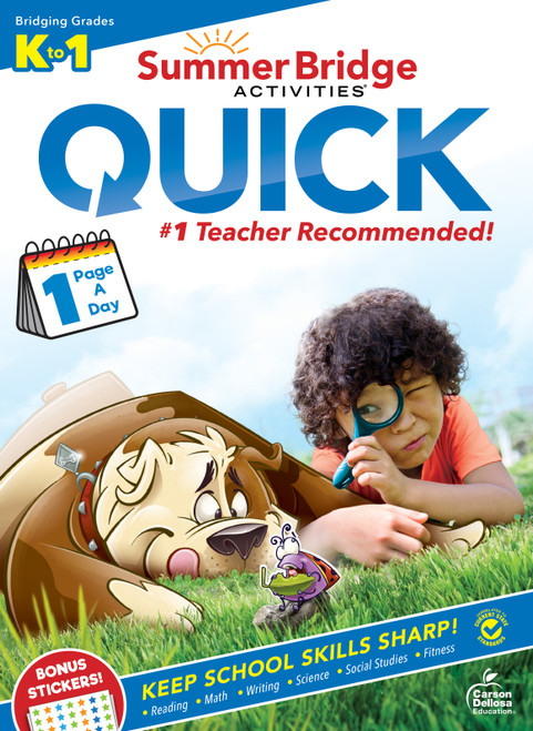 Summer Bridge Activities® Quick, Grades K - 1 by Summer Bridge Activities, Carson Dellosa Education, 9781483862781