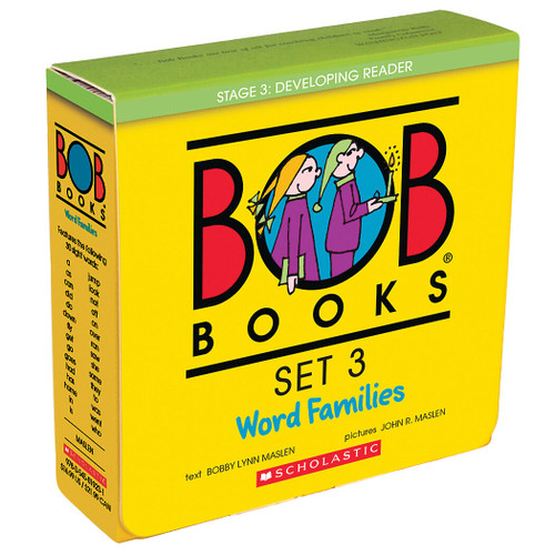 Bob Books - Word Families Box Set | Phonics, Ages 4 and up, Kindergarten, First Grade (Stage 3: Developing Reader) by Bobby Lynn Maslen, John R. Maslen, 9780439845090