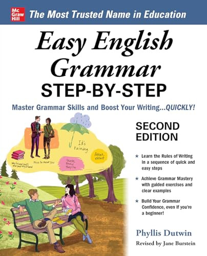 Easy English Grammar Step-by-Step, Second Edition by Phyllis Dutwin, Jane R. Burstein, 9781264878086