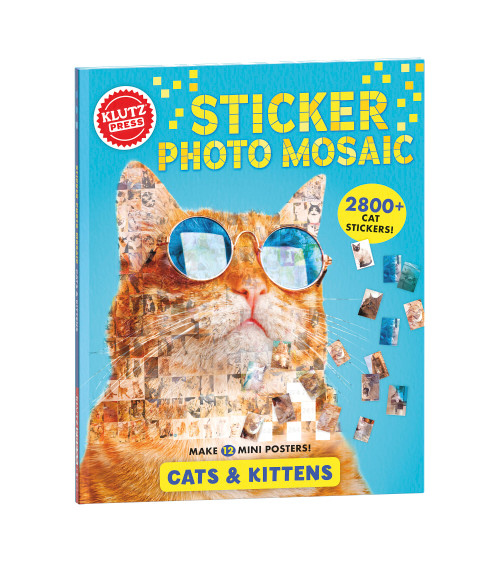 Sticker Photo Mosaic: Cats & Kittens by Editors of Klutz, 9781338792737