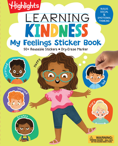 Learning Kindness My Feelings Sticker Book by Highlights, 9781644729267