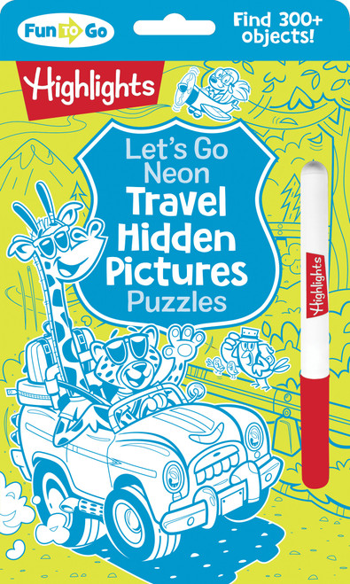 Let's Go Neon Travel Hidden Pictures Puzzles by Highlights, 9781644729205