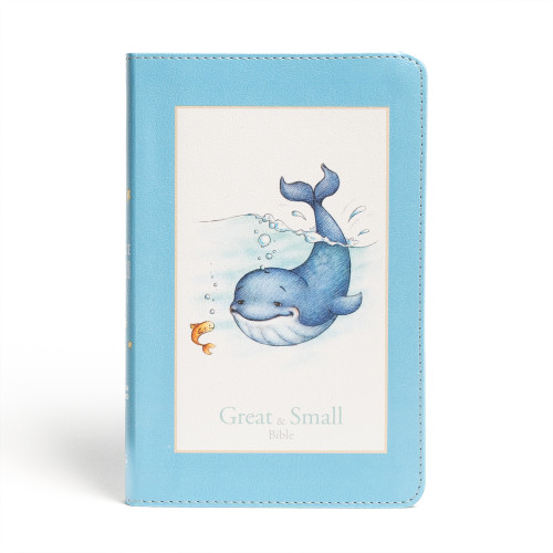CSB Great and Small Bible, Blue LeatherTouch (A Keepsake Bible for Babies) by CSB Bibles by Holman, Anna Abramskaya, 9781087779973