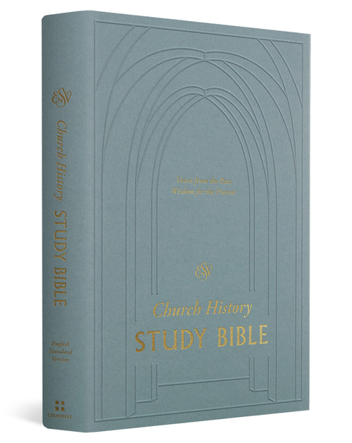 ESV Church History Study Bible (Voices from the Past, Wisdom for the Present (Hardcover)) by Stephen J. Nichols, Keith A. Mathison, Gerald Bray, Michael Reeves, Carl Beckwith, Michael A. G. Haykin, Gregory A. Wills, Herman Selderhuis, Lee Gatiss, Jonathan Gibson, Carl R. Trueman, Joel Beeke, Peter J. Williams, Sean Michael Lucas, John D. Woodbridge, John R. Muether, Chad Van Dixhoorn, David Woodbridge, Greg Salazar, J. V. Fesko, Douglas A. Sweeney, Julius J. Kim, Conrad Mbewe, Andrew M. Bain, Ryan Hoselton, John W. Tweeddale, Gavin Ortlund, Daniel J. Brendsel, 9781433579684