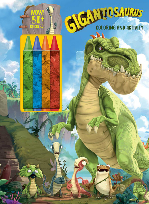 Gigantosaurus: Coloring and Activity Book with Crayons by Delaney Foerster, 9780794450779