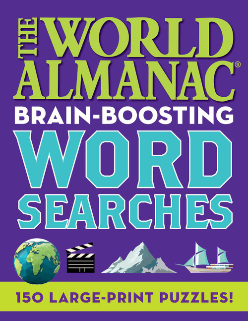 The World Almanac Brain-Boosting Word Searches (150 Large-Print Puzzles!) by World Almanac, 9781510774322