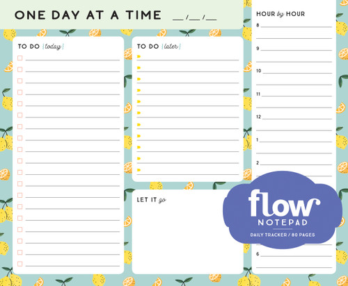 One Day at a Time Daily List Pad by Irene Smit, Astrid van der Hulst, Editors of Flow magazine, Sanny van Loon, 9781523507290