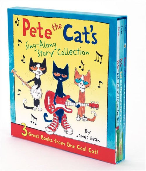 Pete the Cat's Sing-Along Story Collection (A Box of 3 Books) by James Dean, Kimberly Dean, James Dean, 9780062304209