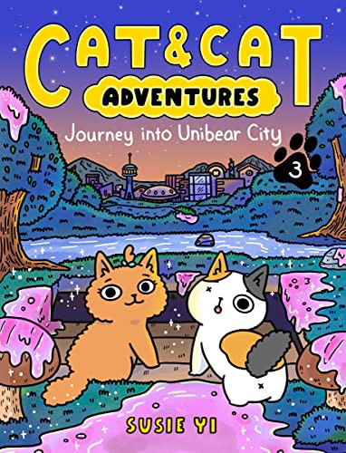 Cat & Cat Adventures: Journey into Unibear City (A Graphic Novel) - 9780063083875 by Susie Yi, Susie Yi