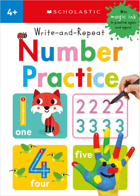 Write-and-Repeat Number Practice: Scholastic Early Learners (Write-and-Repeat) by Scholastic, 9781338894875