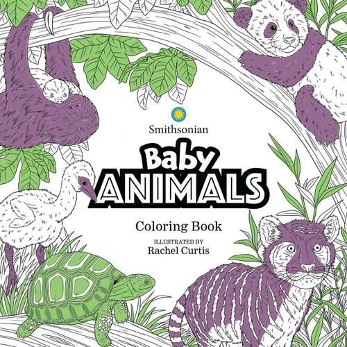 Baby Animals: A Smithsonian Coloring Book by Smithsonian Institution, Rachel Curtis, 9781684059546