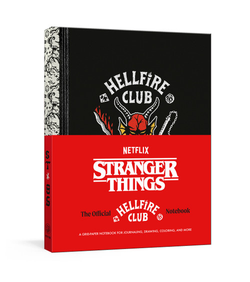 Stranger Things: The Official Hellfire Club Notebook (A Grid-Paper Notebook for Journaling, Drawing, Coloring, and More) by Netflix, 9780593581384