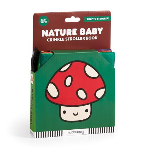 Nature Baby Crinkle Fabric Stroller Book by Mudpuppy, n/a Mochi Kids, 9780735377400