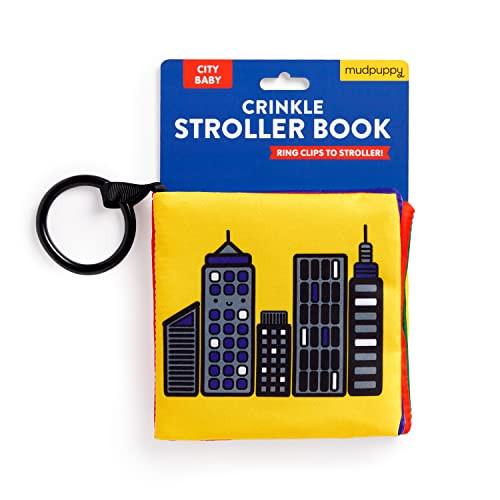 City Baby Crinkle Fabric Stroller Book by n/a Mochi Kids, 9780735377417