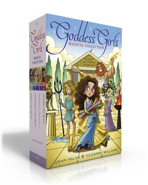 Goddess Girls Magical Collection (Boxed Set) (Athena the Brain; Persephone the Phony; Aphrodite the Beauty; Artemis the Brave) by Joan Holub, Suzanne Williams, 9781665939430