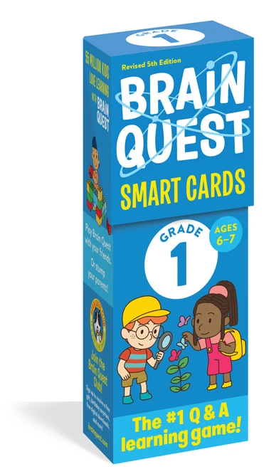 Brain Quest 1st Grade Smart Cards Revised 5th Edition by Workman Publishing, Chris Welles Feder, Susan Bishay, 9781523517268