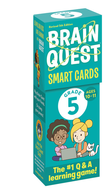 Brain Quest 5th Grade Smart Cards Revised 5th Edition by Workman Publishing, Chris Welles Feder, Susan Bishay, 9781523517305