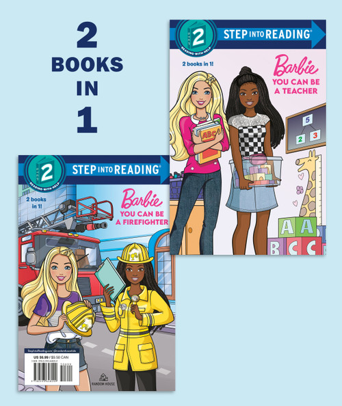 You Can Be a Teacher/You Can Be a Firefighter (Barbie) (Step into Reading) by Bria Lymon, Fernando Guell, Ferran Rodriquez, David Güell, Jiyoung An, 9780593648209