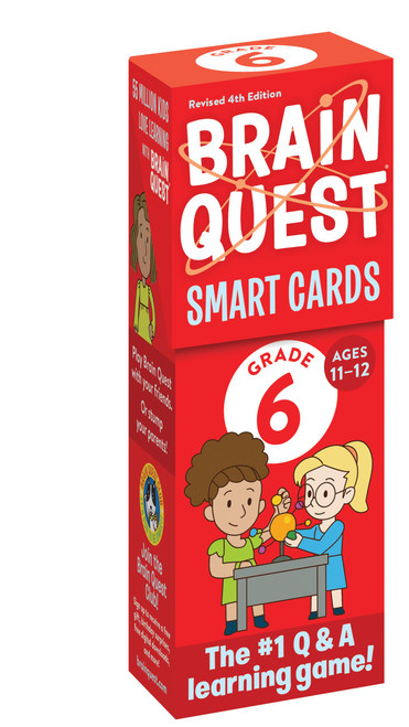 Brain Quest 6th Grade Smart Cards Revised 4th Edition by Workman Publishing, Chris Welles Feder, Susan Bishay, 9781523523924