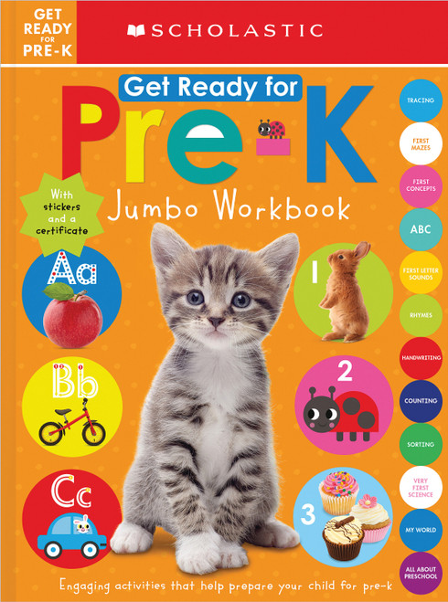Get Ready for Pre-K Jumbo Workbook: Scholastic Early Learners (Jumbo Workbook) - 9781339010038 by Scholastic, 9781339010038