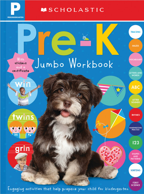 Pre-K Jumbo Workbook: Scholastic Early Learners (Jumbo Workbook) - 9781339010052 by Scholastic, 9781339010052