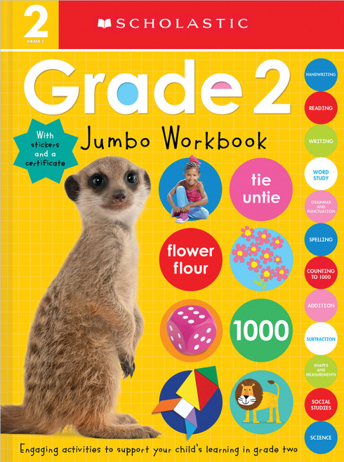 Second Grade Jumbo Workbook: Scholastic Early Learners (Jumbo Workbook) - 9781339010069 by Scholastic, 9781339010069