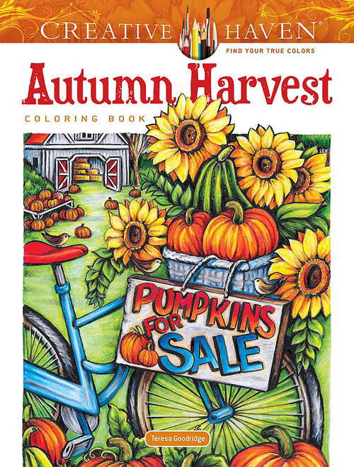 Creative Haven Autumn Harvest Coloring Book by Teresa Goodridge, 9780486851082