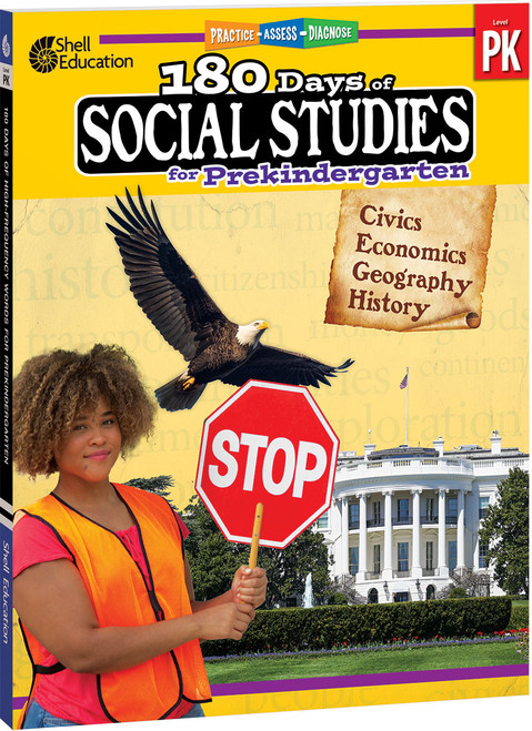 180 Days™: Social Studies for Prekindergarten (Practice, Assess, Diagnose) by Darcy Mellinger, 9781087662664