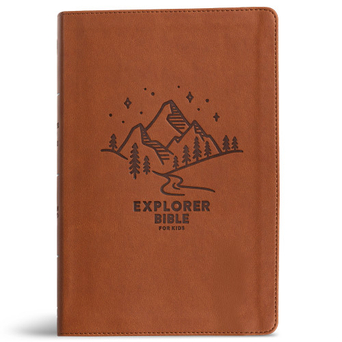 CSB Explorer Bible for Kids, Brown Mountains LeatherTouch (Placing God's Word in the Middle of God's World) by CSB Bibles by Holman, 9781430082613