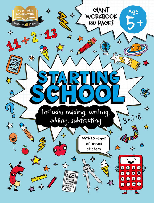 Help With Homework: Age 5+ Starting School (Includes Reading, Writing, Adding, Subtracting, and 10 Pages of Reward Stickers) by IglooBooks, Katie Abey, 9781837717101