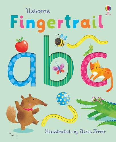 Fingertrail abc (A Kindergarten Readiness Book For Kids) by Felicity Brooks, Elisa Ferro, 9781805070641