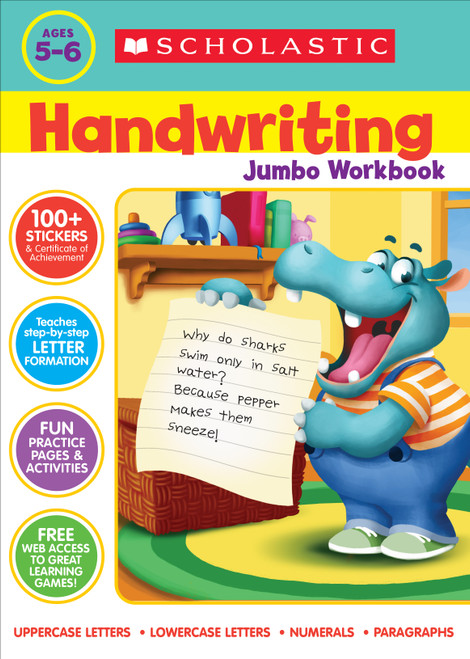 Scholastic Handwriting Jumbo Workbook by Scholastic, 9781338887556