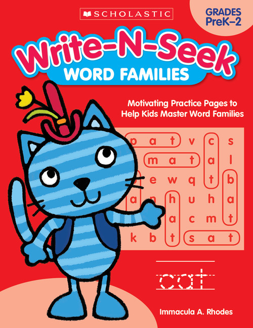 Write-N-Seek: Word Families by Immacula A. Rhodes, 9781338180237