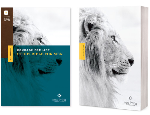 NLT Courage For Life Study Bible for Men, Filament Enabled (Softcover) by New Living Translation, Tyndale, Courage for Life, Ann White, Robbie Goss, 9781496475541
