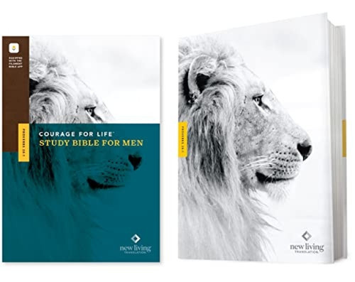 NLT Courage For Life Study Bible for Men, Filament Enabled (Hardcover) by New Living Translation, Tyndale, Courage for Life, Ann White, Robbie Goss, 9781496475527