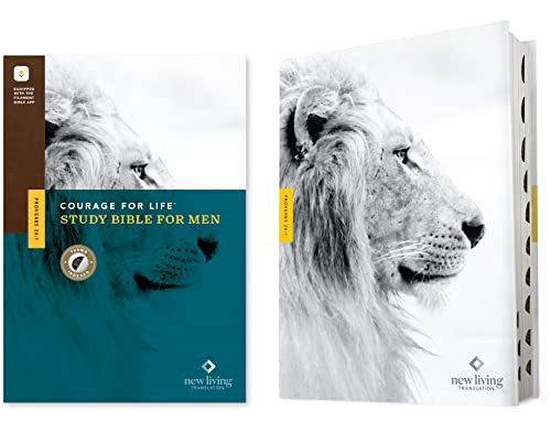 NLT Courage For Life Study Bible for Men, Filament Enabled (Hardcover, Indexed) by New Living Translation, Tyndale, Courage for Life, Ann White, Robbie Goss, 9781496475534