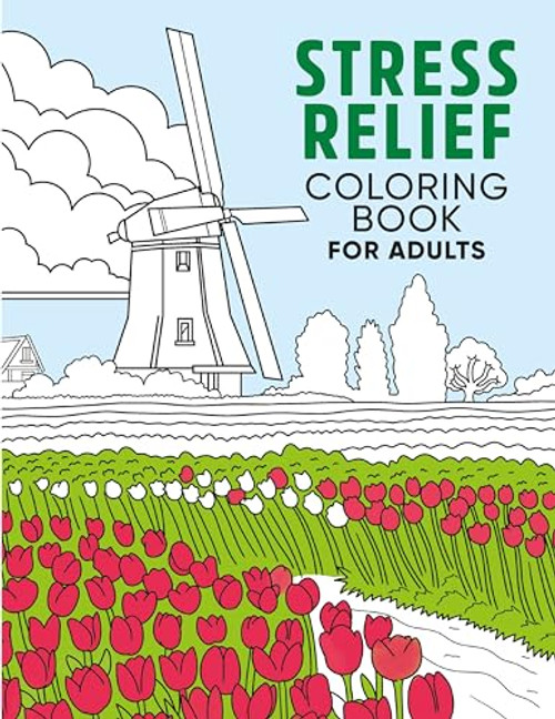 Stress Relief Coloring Book for Adults by Jenny Palmer, 9781648766091