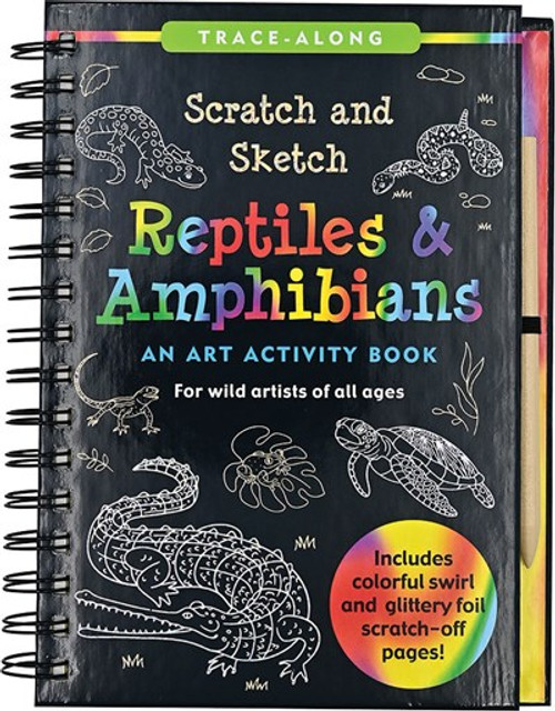 Scratch & Sketch Reptiles & Amphibians by Sarah Longstreth, T. Levy, Martha Zschock, 9781441341310