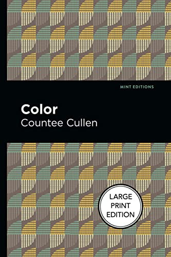 Color (Large Print Edition) by Countee Cullen, Mint Editions, 9781513137179