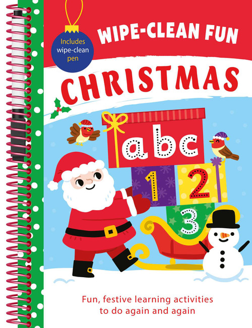 Wipe-Clean Fun: Christmas (Fun Learning Activities with Wipe-Clean Pen) by IglooBooks, 9781838527907