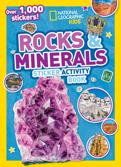 Rocks and Minerals Sticker Activity Book by National Geographic, Kids, 9781426337376