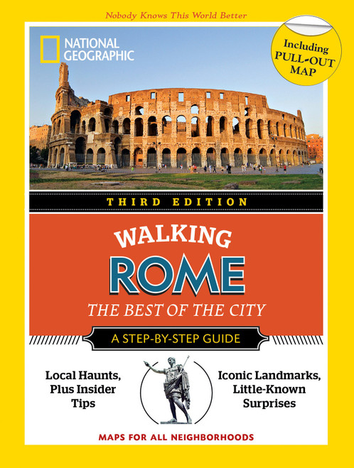 National Geographic Walking Rome, 3rd Edition by National Geographic, 9788854417144