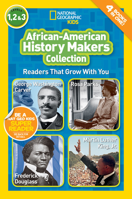 African-American History Makers Collection (National Geographic Kids Readers, Levels 1, 2, & 3) (Readers That Grow With You) by Kitson Jazynka, National Geographic Kids, 9781426332012