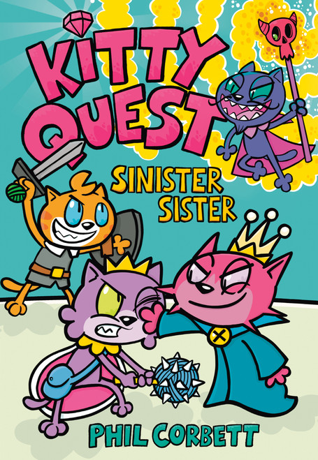 Kitty Quest: Sinister Sister: A Graphic Novel by Phil Corbett, 9780593619490